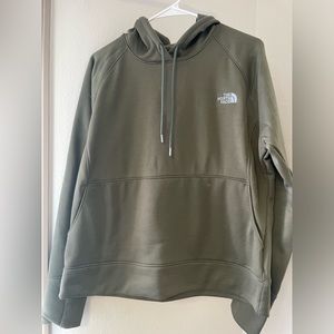 The North Face olive green hoodie women’s size XL
